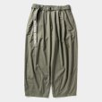 画像1: TIGHTBOOTH/BAGGY SLACKS（Olive）［バギースラックス-24春夏］ (1)