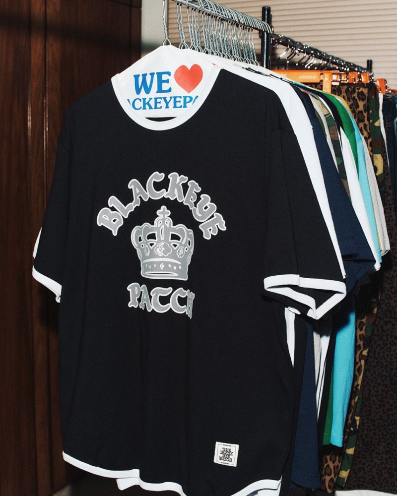 画像3: BlackEyePatch/CROWN LOGO RIBBED TEE（BLACK）