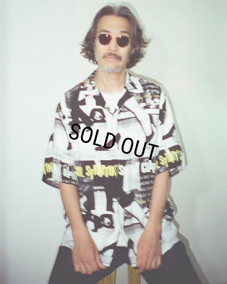 画像2: WACKO MARIA/BLUE NOTE / HAWAIIAN SHIRT（ONE）［ハワイアンシャツ-24春夏］ (2)