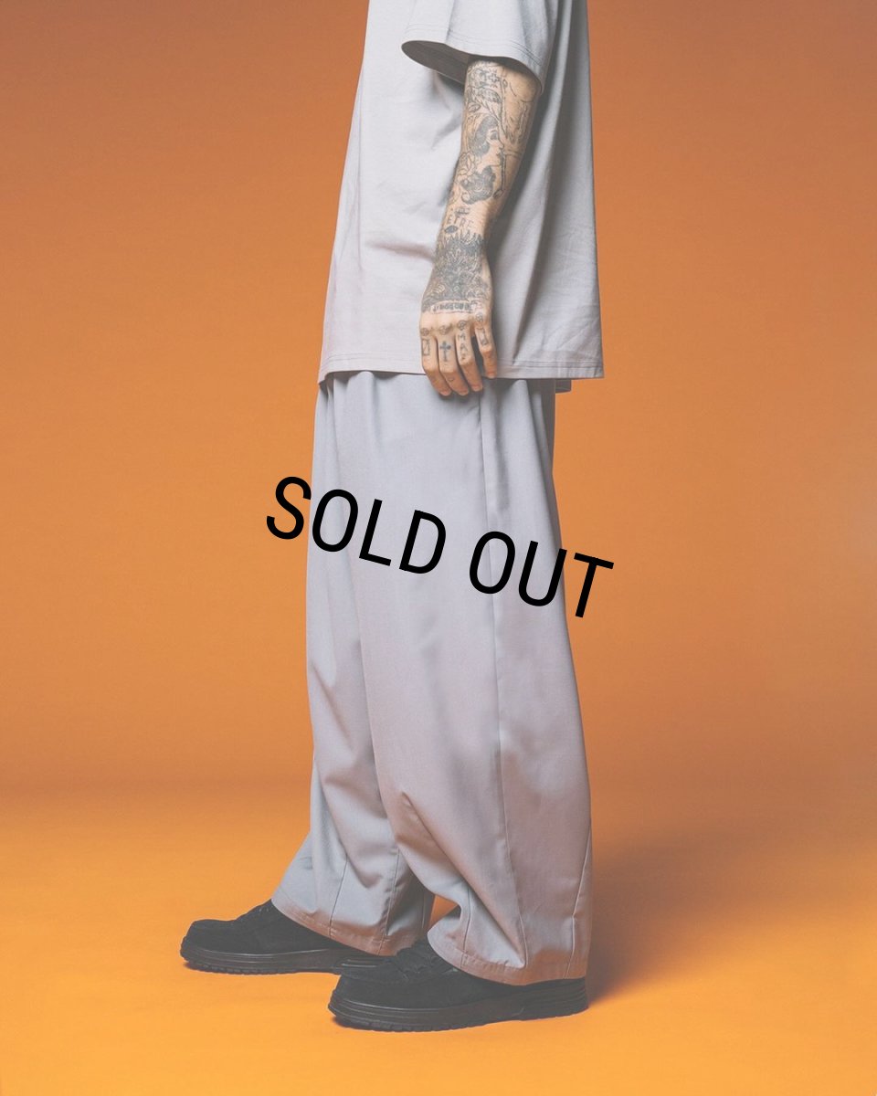 画像8: TIGHTBOOTH/BAGGY SLACKS（Gray）［バギースラックス-24春夏］ (8)