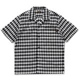 【30%OFF】RATS/CHECKERD FLAG S/S SHIRT（BLACK）［チェッカーフラッグシャツ-24春夏］