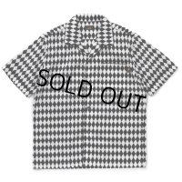 【30%OFF】RATS/CHECKERD FLAG S/S SHIRT（BLACK）［チェッカーフラッグシャツ-24春夏］