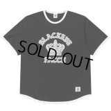 BlackEyePatch/CROWN LOGO RIBBED TEE（BLACK）