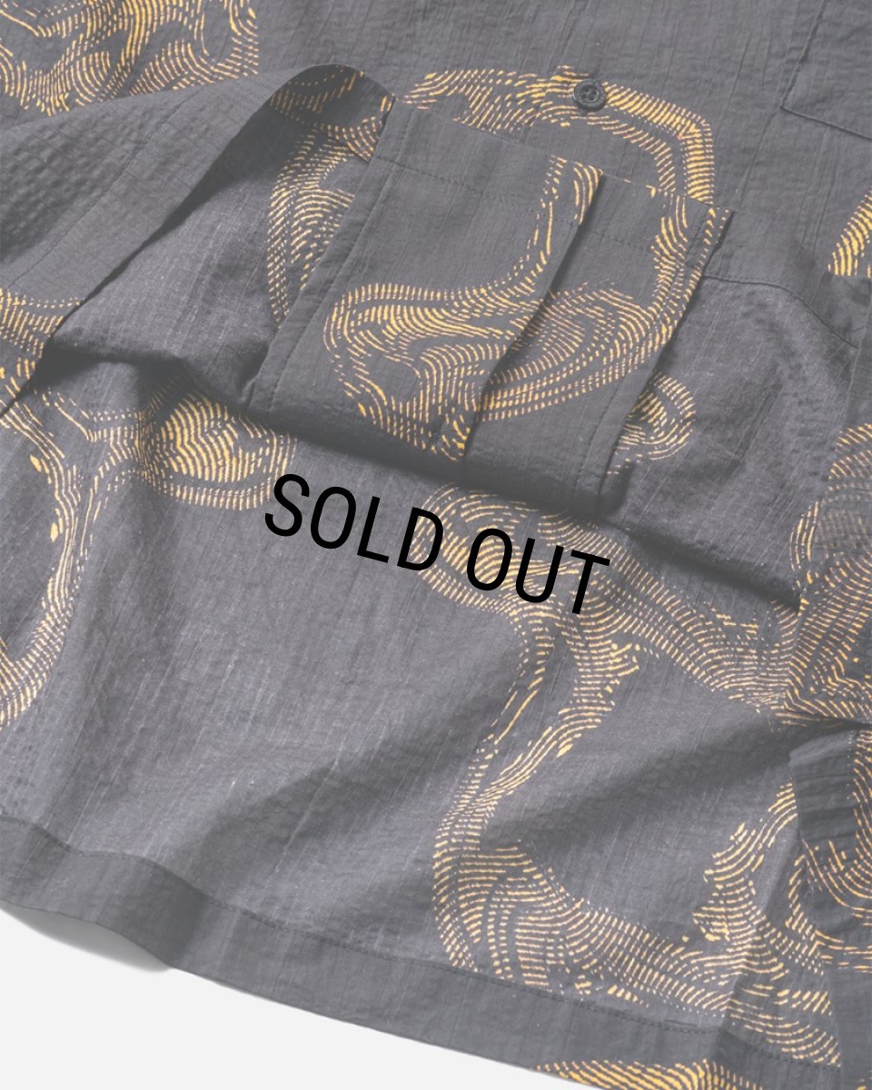 画像7: TIGHTBOOTH/DABS ALOHA（Black） 【30%OFF】［アロハシャツ-24春夏］ (7)