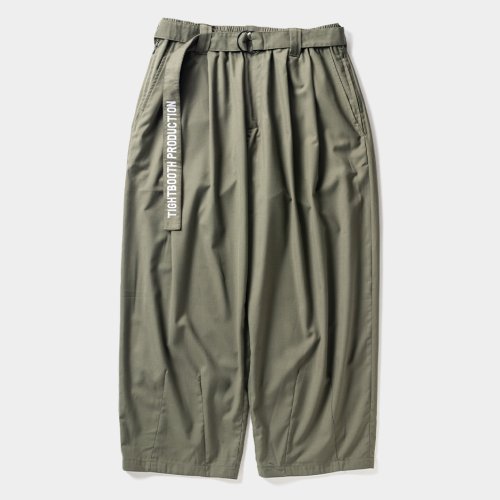 他の写真1: TIGHTBOOTH/BAGGY SLACKS（Olive）［バギースラックス-24春夏］