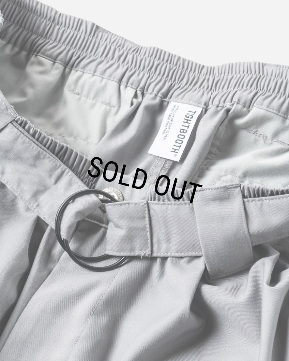 画像2: TIGHTBOOTH/BAGGY SLACKS（Gray）［バギースラックス-24春夏］ (2)