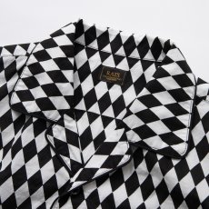 画像3: 【30%OFF】RATS/CHECKERD FLAG S/S SHIRT（BLACK）［チェッカーフラッグシャツ-24春夏］ (3)