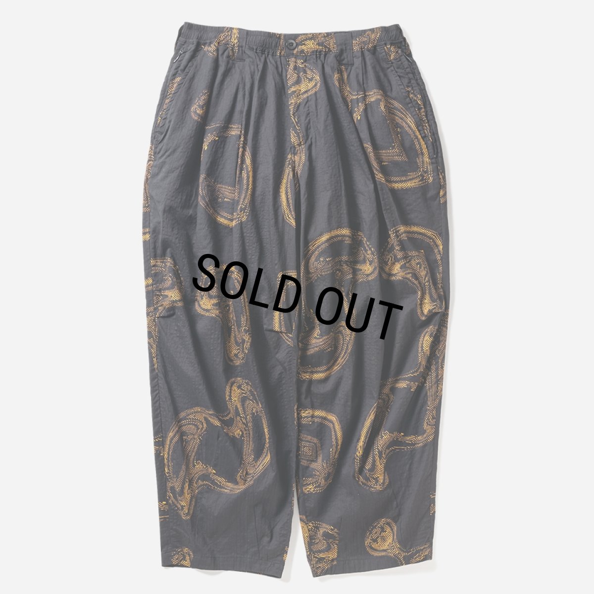 画像1: TIGHTBOOTH/DABS BALLOON PANTS（Black） 【20%OFF】［総柄バルーンパンツ-24春夏］ (1)