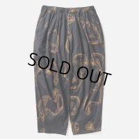 TIGHTBOOTH/DABS BALLOON PANTS（Black） 【20%OFF】［総柄バルーンパンツ-24春夏］