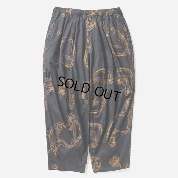 画像1: TIGHTBOOTH/DABS BALLOON PANTS（Black） 【20%OFF】［総柄バルーンパンツ-24春夏］