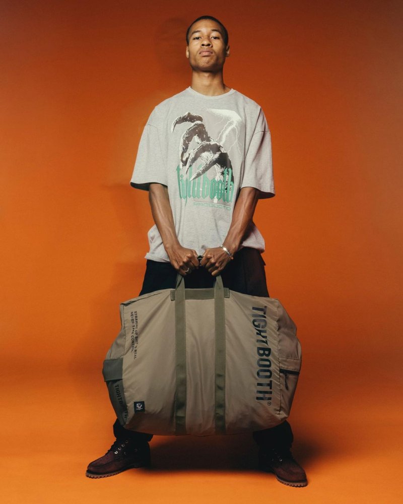 画像3: TIGHTBOOTH/HAND T-SHIRT（Heather Gray） 【20%OFF】［プリントT-24春夏］