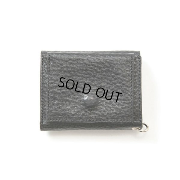 画像2: CALEE/STUDS LEATHER MULTI WALLET（BLACK）［スタッズレザーマルチウォレット-24春夏］