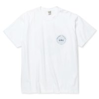 【30%OFF】CALEE/STRETCH EMBLEM LOGO TEE ＜NATURALLY PAINT DESIGN＞（WHITE）［プリントT-24春夏］