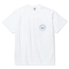 画像1: 【30%OFF】CALEE/STRETCH EMBLEM LOGO TEE ＜NATURALLY PAINT DESIGN＞（WHITE）［プリントT-24春夏］ (1)