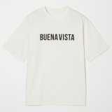 BUENA VISTA/BUENA VISTA LOGO tee（WHITE）［プリントT-24春夏］