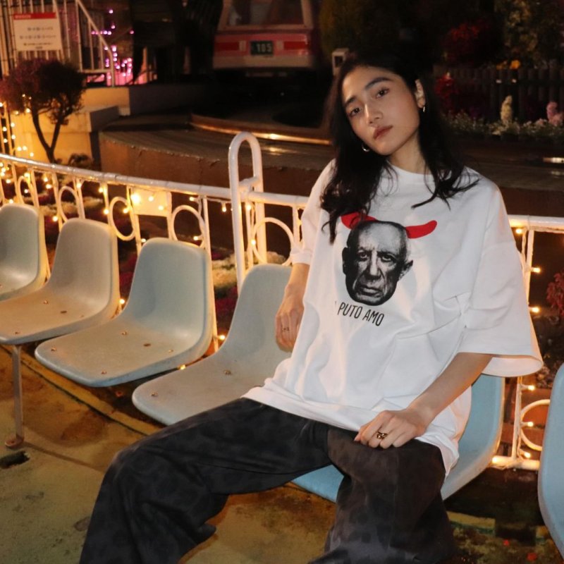 画像3: BUENA VISTA/Picaso tee（WHITE）［プリントT-24春夏］