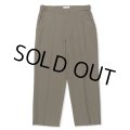【40%OFF】CALEE/R/SUCKER WIDE SLACKS（OLIVE）［シアサッカーワイドスラックス-24春夏］