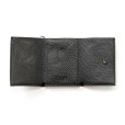 画像4: CALEE/STUDS LEATHER MULTI WALLET（BLACK）［スタッズレザーマルチウォレット-24春夏］ (4)