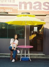 画像3: CHALLENGER/HIBISCUS TEE（WHITE）［プリントT-24春夏］ (3)