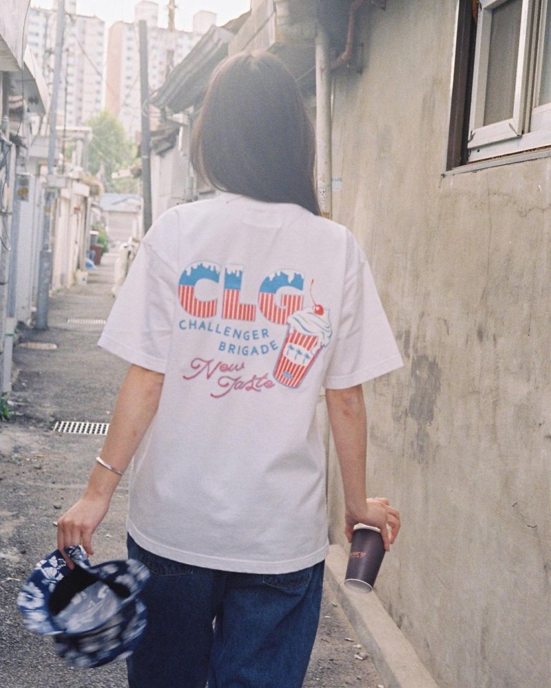 画像3: CHALLENGER/ICECREAM TEE（WHITE）［プリントT-24春夏］