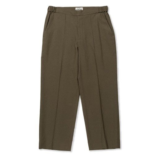 他の写真1: 【40%OFF】CALEE/R/SUCKER WIDE SLACKS（OLIVE）［シアサッカーワイドスラックス-24春夏］