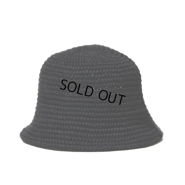 画像1: COOTIE PRODUCTIONS/Knit Crusher Hat（Black）［クラッシャーハット-24春夏］