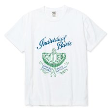 画像1: 【40%OFF】CALEE/STRETCH SYNDICATE RETRO GIRL VINTAGE T-SHIRT ＜NATURALLY PAINT DESIGN＞（WHITE）［プリントT-24春夏］ (1)