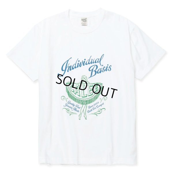 画像1: 【40%OFF】CALEE/STRETCH SYNDICATE RETRO GIRL VINTAGE T-SHIRT ＜NATURALLY PAINT DESIGN＞（WHITE）［プリントT-24春夏］
