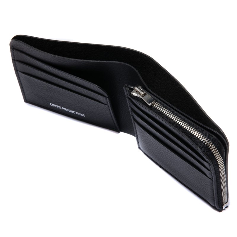 画像3: COOTIE PRODUCTIONS/Leather Bifold Purse（Black）［レザーウォレット-24春夏］