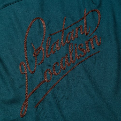 他の写真3: CALEE/EMBROIDERY "BLATANT LOCALISM" OPEN COLLAR SH（GREEN）［オープンカラーシャツ-24春夏］