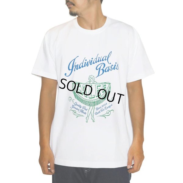 画像2: 【40%OFF】CALEE/STRETCH SYNDICATE RETRO GIRL VINTAGE T-SHIRT ＜NATURALLY PAINT DESIGN＞（WHITE）［プリントT-24春夏］