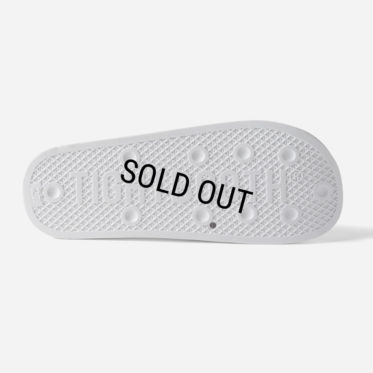 画像6: TIGHTBOOTH/LABEL LOGO SLIDE SANDAL（White）［スライドサンダル-24春夏］ (6)