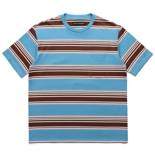 他の写真1: WACKO MARIA/STRIPED T-SHIRT（BLUE）［ストライプT-24春夏］