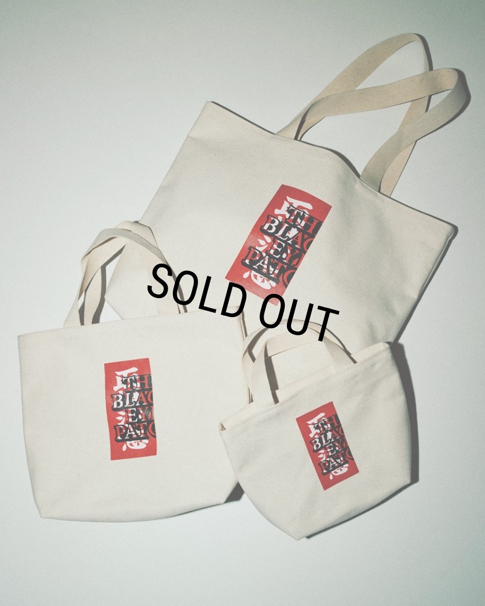 画像3: BlackEyePatch/HWC LABEL TOTE BAG MEDIUM（OFF WHITE） (3)