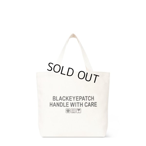 画像2: BlackEyePatch/HWC LABEL TOTE BAG MEDIUM（OFF WHITE）