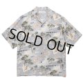 WACKO MARIA/HAWAIIAN SHIRT（GRAY）［ハワイアンシャツ-24春夏］
