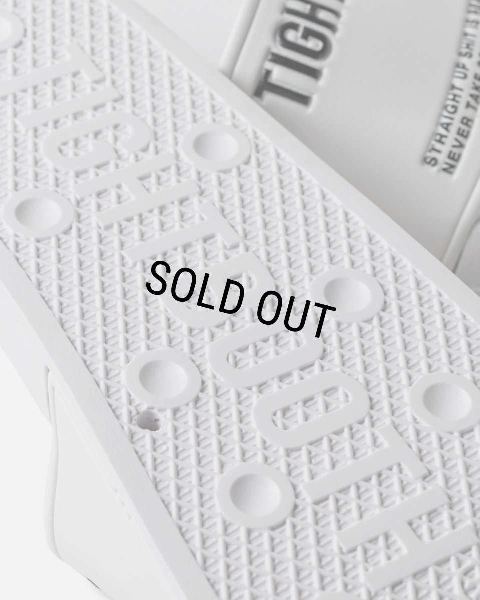 画像8: TIGHTBOOTH/LABEL LOGO SLIDE SANDAL（White）［スライドサンダル-24春夏］ (8)