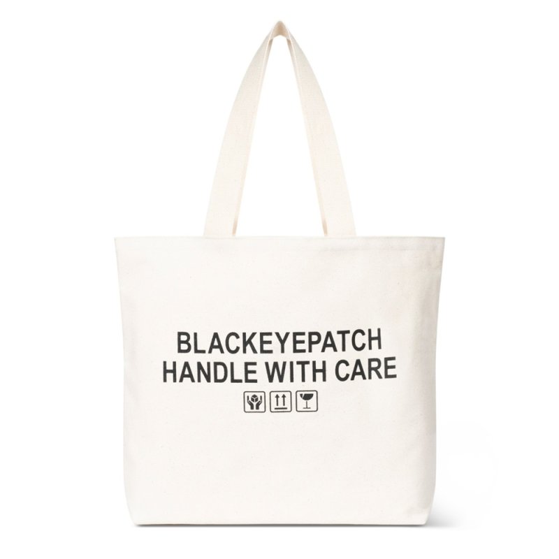 画像2: BlackEyePatch/HWC LABEL TOTE BAG LARGE（OFF WHITE）