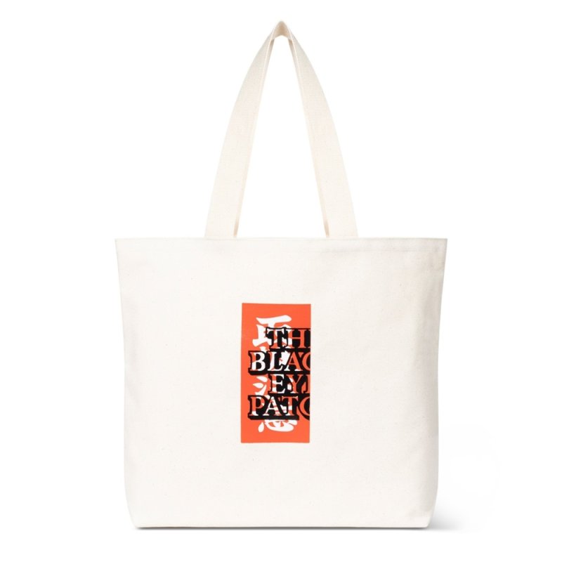 画像1: BlackEyePatch/HWC LABEL TOTE BAG LARGE（OFF WHITE）
