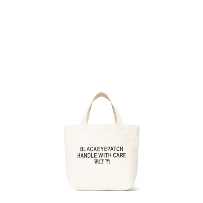 画像2: BlackEyePatch/HWC LABEL TOTE BAG SMALL（OFF WHITE）