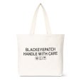 画像2: BlackEyePatch/HWC LABEL TOTE BAG LARGE（OFF WHITE） (2)