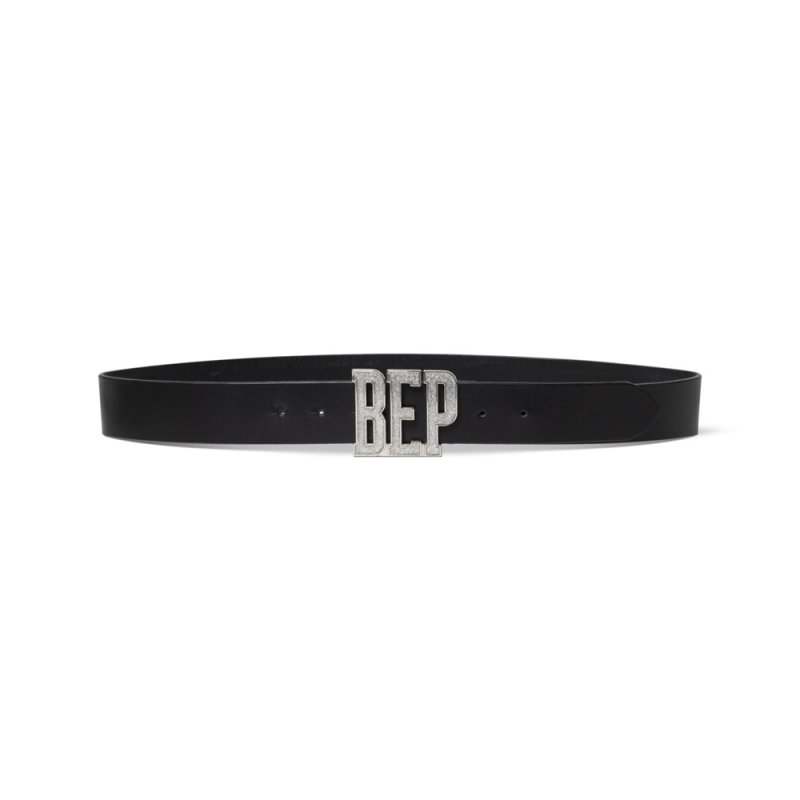 画像1: BlackEyePatch/GLITTERED LETTERS BELT(BLACK)