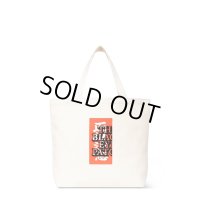 BlackEyePatch/HWC LABEL TOTE BAG MEDIUM（OFF WHITE）