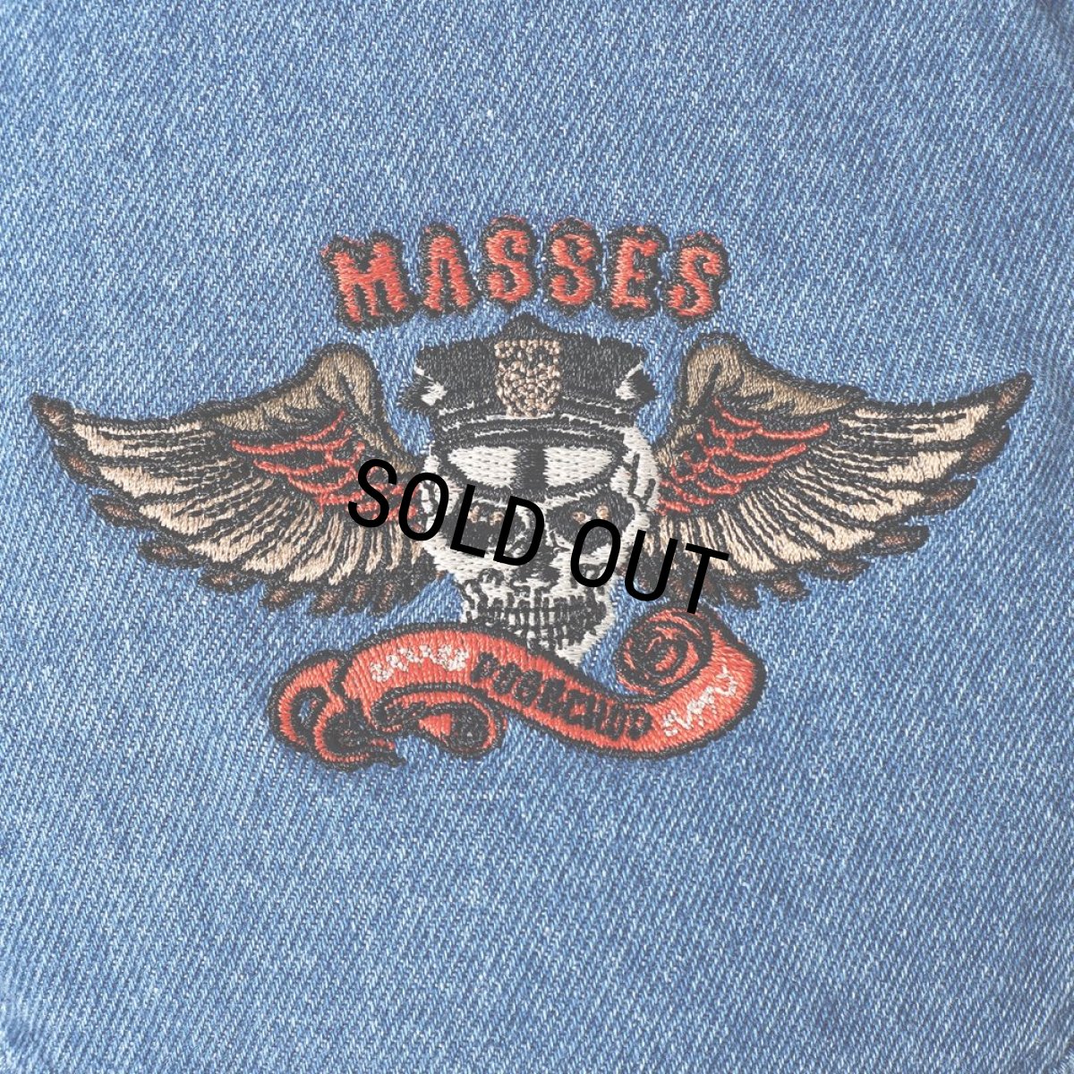 画像4: PORKCHOP/HAT-DENIM P（×MASSES）（INDIGO）［デニムバケットハット-24春夏］ (4)