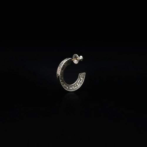 他の写真1: ANTIDOTE BUYERS CLUB/Engraved Triangle Earring（Silver）
