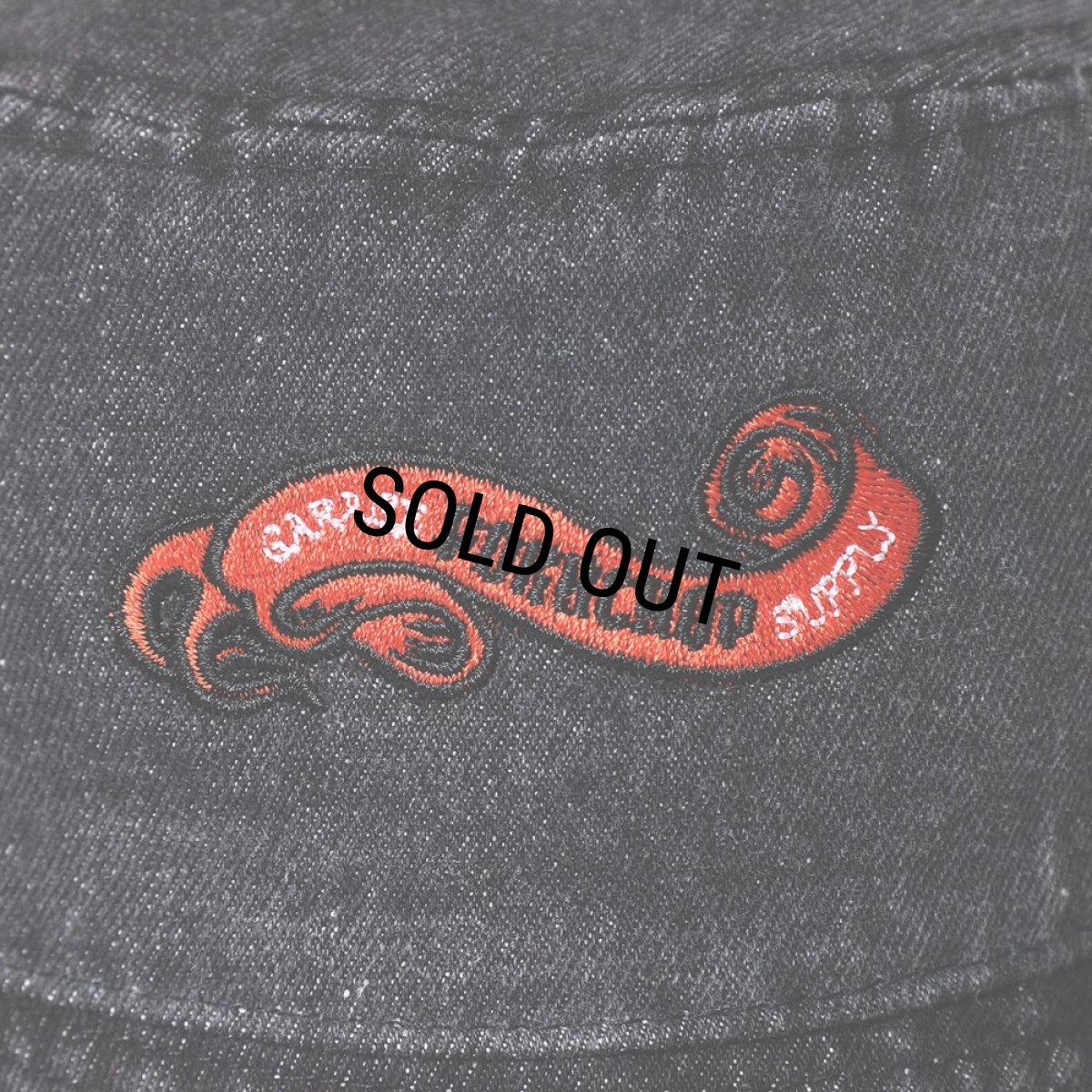 画像3: PORKCHOP/HAT-DENIM P（×MASSES）（BLACK）［デニムバケットハット-24春夏］ (3)