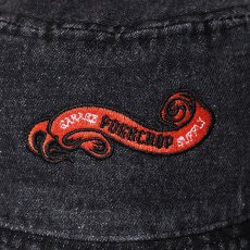 画像3: PORKCHOP/HAT-DENIM P（×MASSES）（BLACK）［デニムバケットハット-24春夏］ (3)