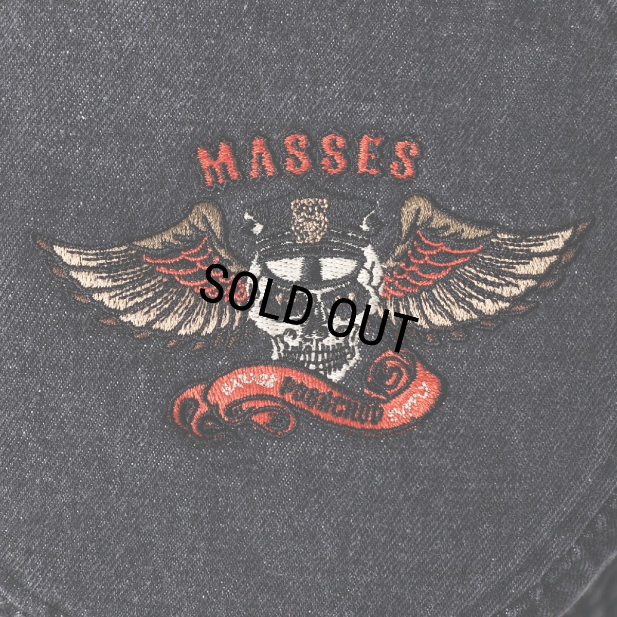 画像4: PORKCHOP/HAT-DENIM P（×MASSES）（BLACK）［デニムバケットハット-24春夏］ (4)