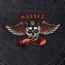 画像4: PORKCHOP/HAT-DENIM P（×MASSES）（BLACK）［デニムバケットハット-24春夏］ (4)