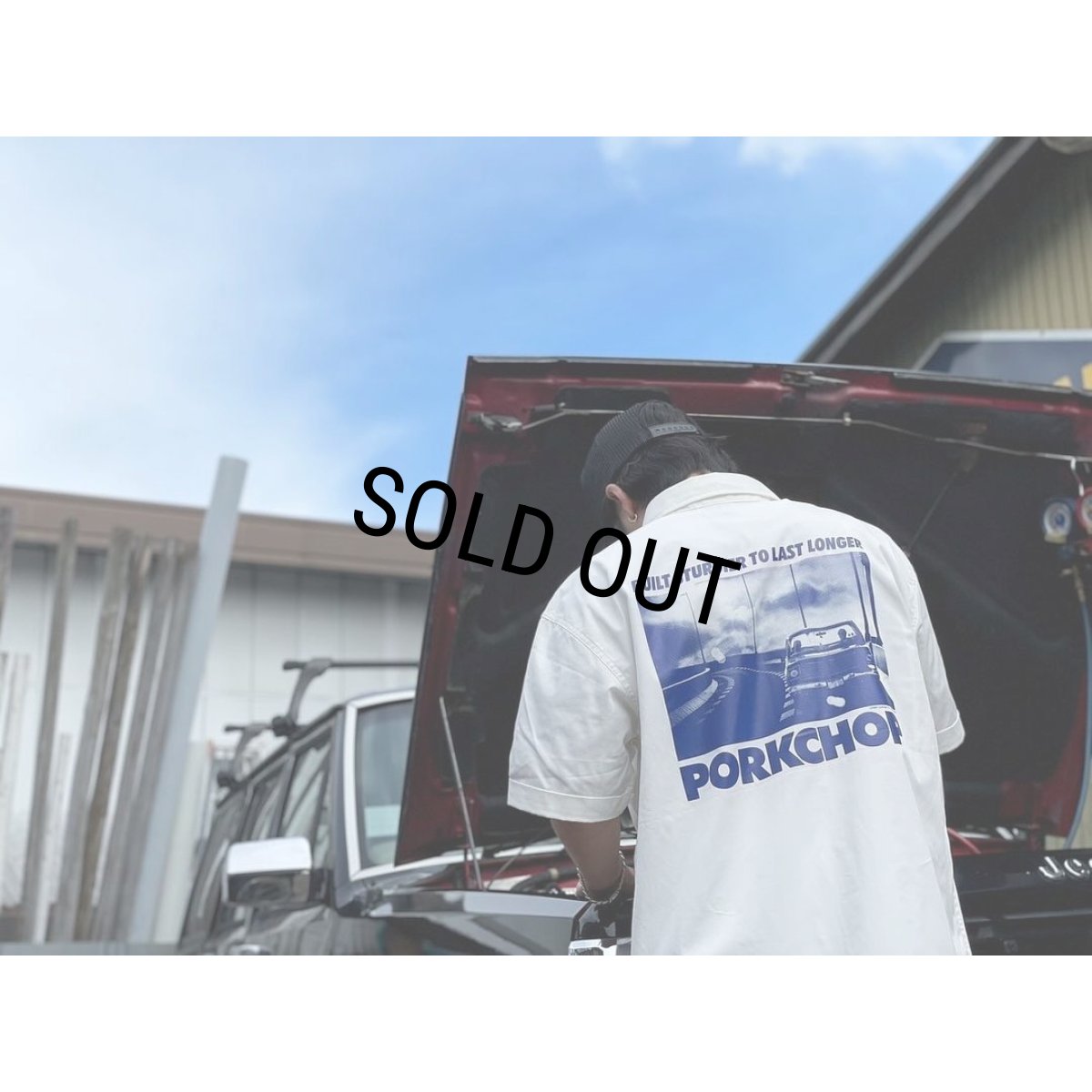 画像6: PORKCHOP/2nd C-10 PHOTO SHIRT（OFF WHITE）［フォトシャツ-24春夏］ (6)